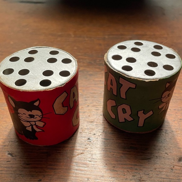 SET OF 2 VINTAGE “CAT CRY” TOY FROM JAPAN 50’s 60’s Beautiful Condition RARE! - Picture 10 of 16